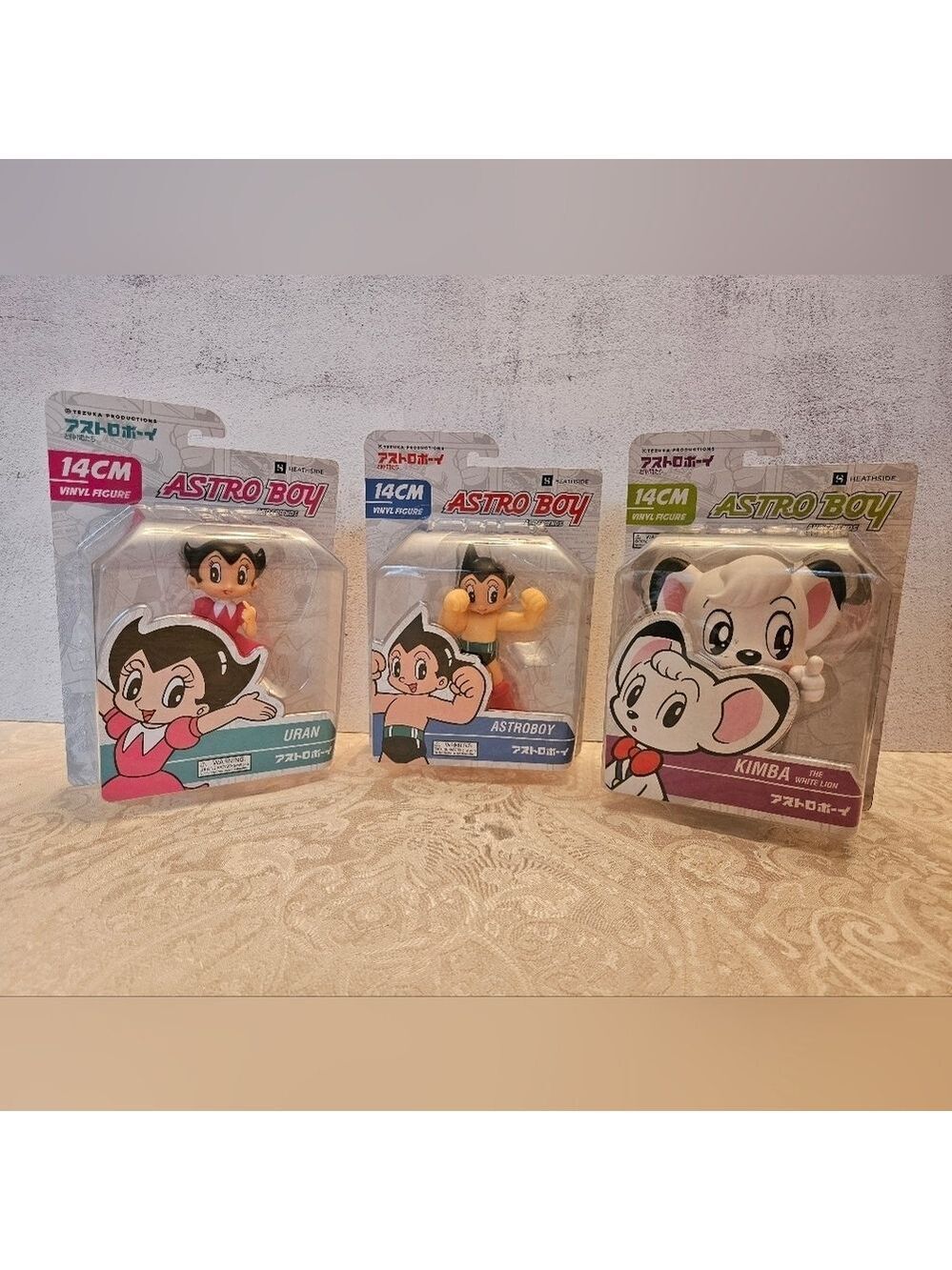NEW Astroboy, Uran and Kimba Tezuka Productions Collectibles Vinyl Figure 14 Cm